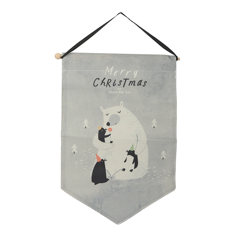 Christmas Polar Bear Banner XMAS TY-0090